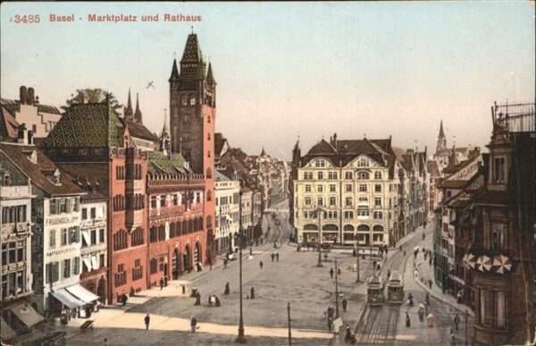 Basel BS Marktplatz Rathaus