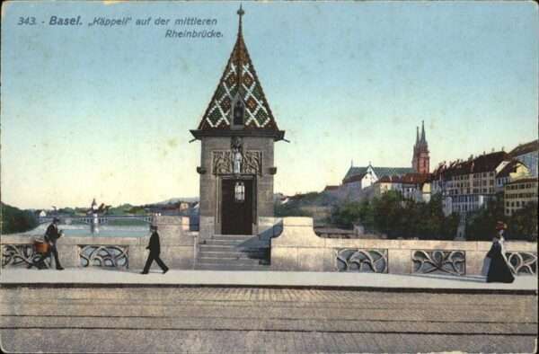 Basel BS Käppeli mittlere Rheinbrücke