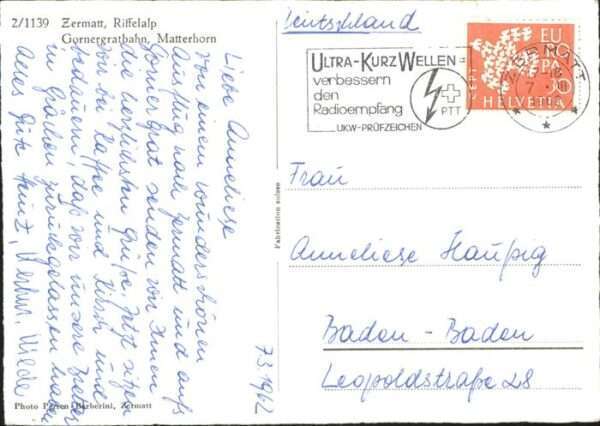 Zermatt VS Riffelalp Gornergratbahn, Matterhorn – Bild 2