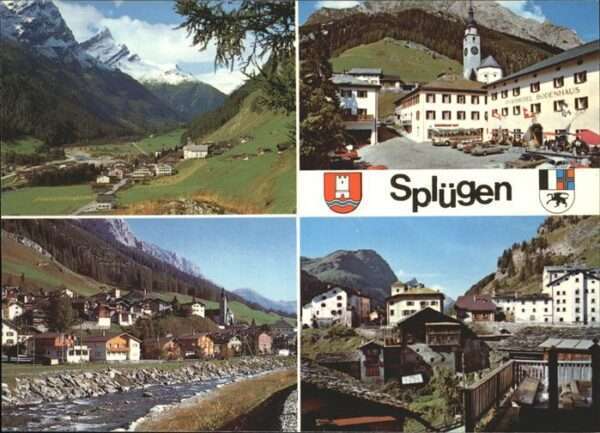 Spluegen GR Stadtwappen Bodenhaus, San Bernardino-S