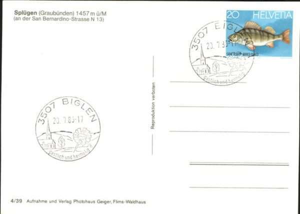 Spluegen GR Stadtwappen Bodenhaus, San Bernardino-S – Bild 2