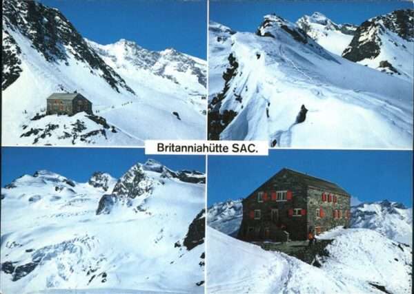 Saas-Fee Britanniahütte SAC.