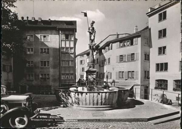 Zuerich Stüssihofstatt Stüssibrunnen