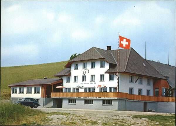 Ahorn Sumiswald Berg Restaurant Schweizer Fahne