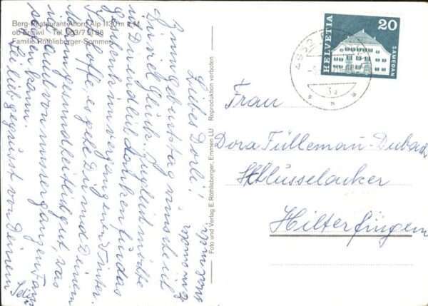 Ahorn Sumiswald Berg Restaurant Schweizer Fahne – Bild 2