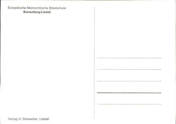 Liestal Bienenberg Europäische Mennonitische Bi – Bild 2
