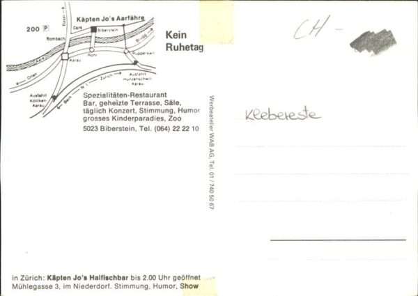 Biberstein Aarfähre Anker, Kapitän, Affe, Kätzen J – Bild 2