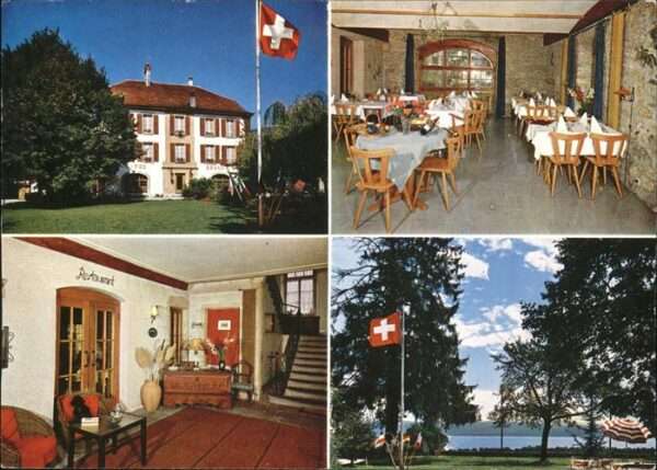 Onnens VD Hotel Restaurant Bellevue Lac Neuchatel