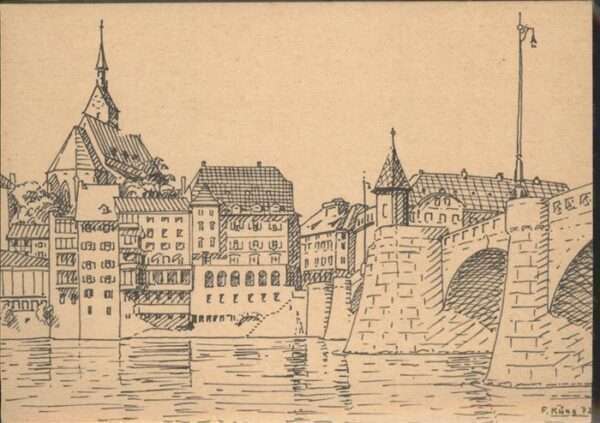 Basel BS Rhein Brücke