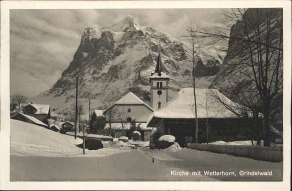 Grindelwald Wetterhorn Kirche