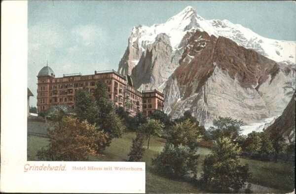 Grindelwald Hotel Bären Wetterhorn