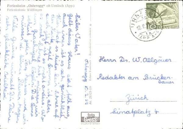 Urnaesch AR Ferienheim Osteregg Ferienkolonie – Bild 2