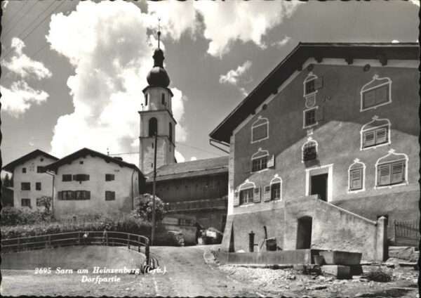 Sarn Hinterrhein Dorfpartie
