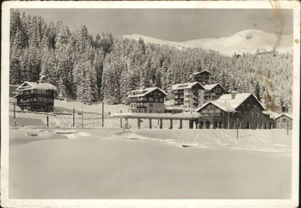 Arosa GR Bahnhof Winter