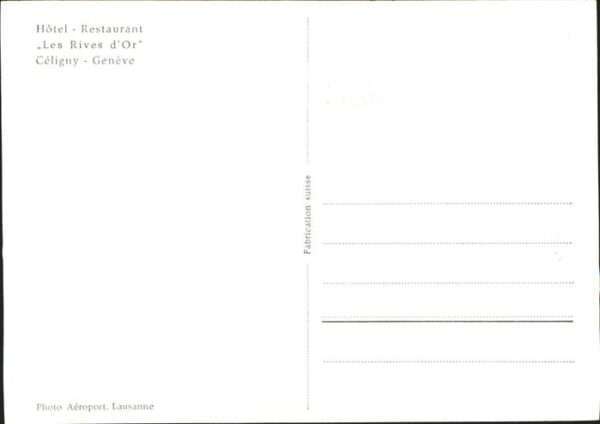 Geneve GE Genf Hote Restaurant Les Rives d Or, Sc – Bild 2