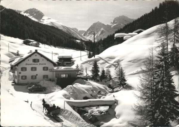 Davos GR Sertig Gasthaus zur Mühle