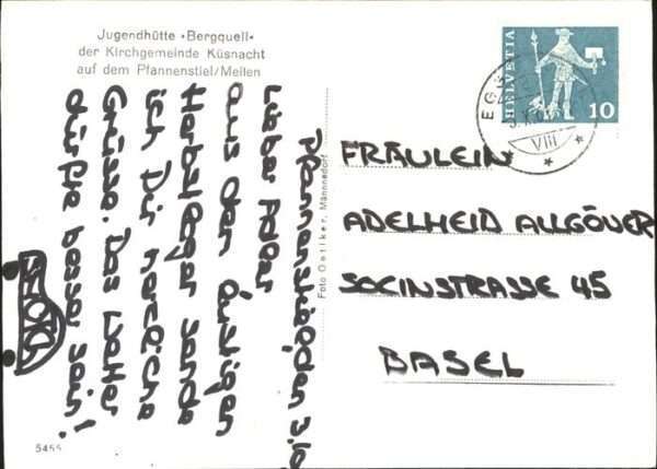 Pfannenstiel Staefa Jugendhütte Bergquell, Kirchengemeinde – Bild 2