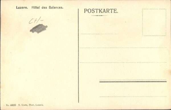 Luzern LU Hotel des Balances – Bild 2