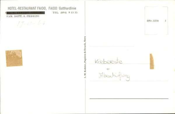 Faido Gotthardlinie Hotel Restaurant Faido – Bild 2