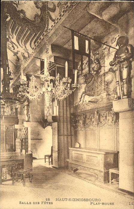 Haut-Koenigsbourg Hohkoenigsburg Salle des Fetes