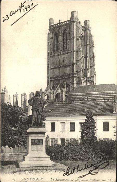 Saint-Omer Pas-de-Calais Monument Jacqueline Robins