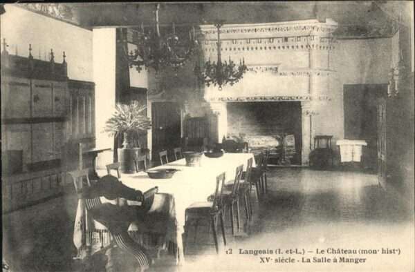 Langeais Chateau Salle Manger