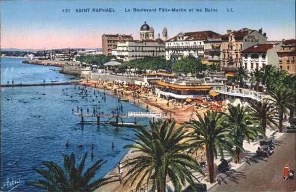 Saint-Raphael Var Boulevard Felix Martin