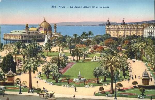 Nice Alpes Maritimes Jardin Albert Kutsche