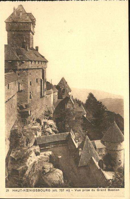 Haut-Koenigsbourg Hohkoenigsburg Grand Bastion