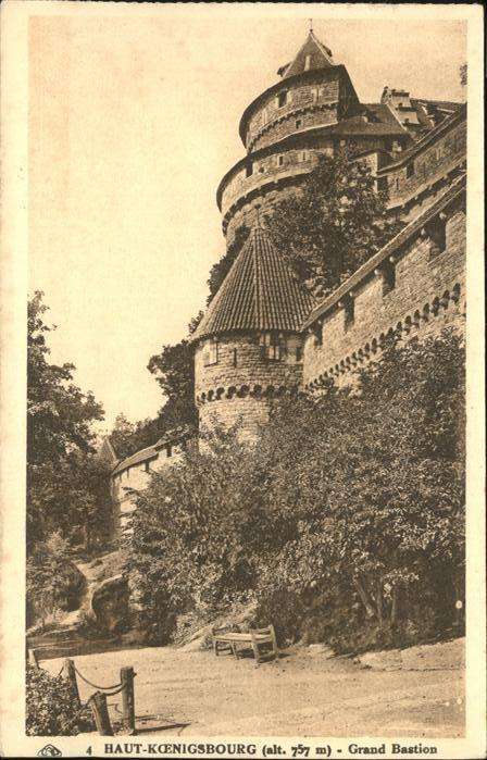 Haut-Koenigsbourg Hohkoenigsburg Grand Bastion