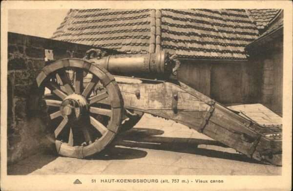 Haut-Koenigsbourg Hohkoenigsburg Vieux Canon