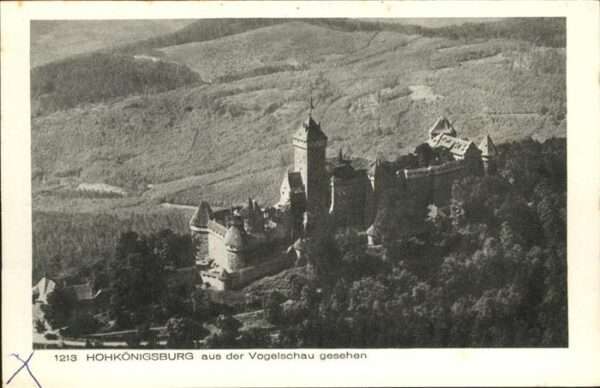 Hohkoenigsburg Haut-Koenigsbourg Fliegeraufnahme