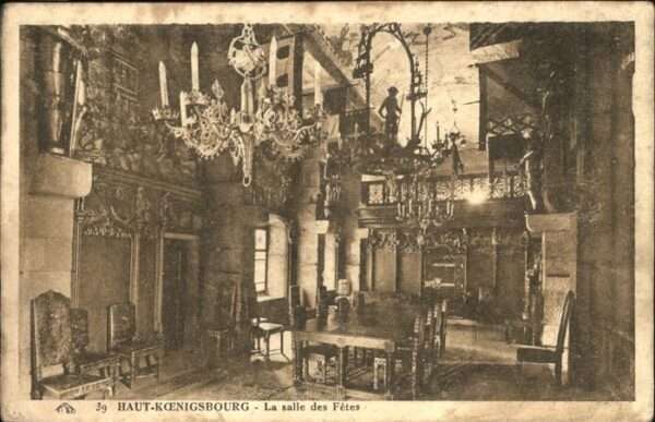 Haut-Koenigsbourg Hohkoenigsburg Salle des Fetes