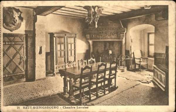 Haut-Koenigsbourg Hohkoenigsburg Chambre Lorraine