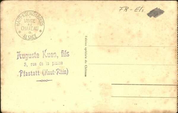 Haut-Koenigsbourg Hohkoenigsburg Chambre Lorraine – Bild 2