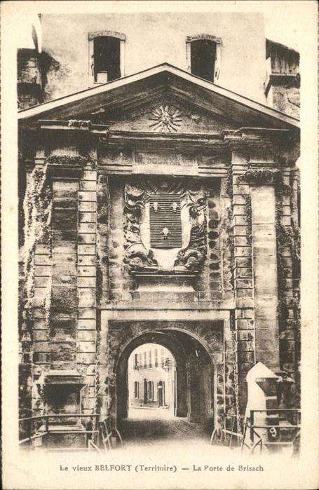 Belfort Alsace Porte Brisach