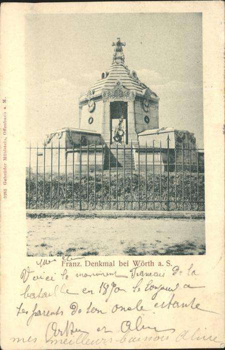 Woerth Sauer Franz Denkmal