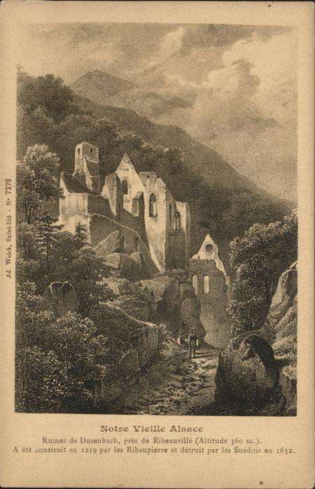Dusenbach Elsass Ruines