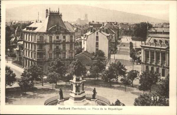 Belfort Alsace Place de la Republique