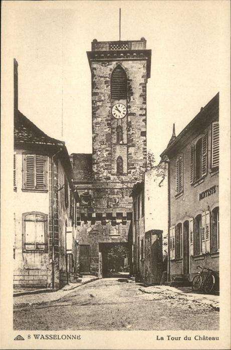 Wasselonne Bas Rhin Tour du Chateau