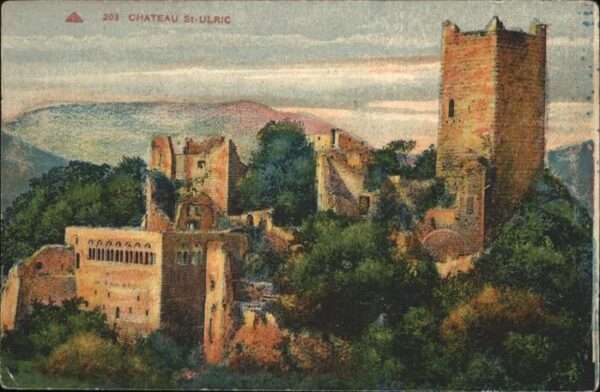 Ribeauville Haut Rhin Elsass Chateau St Ulrich