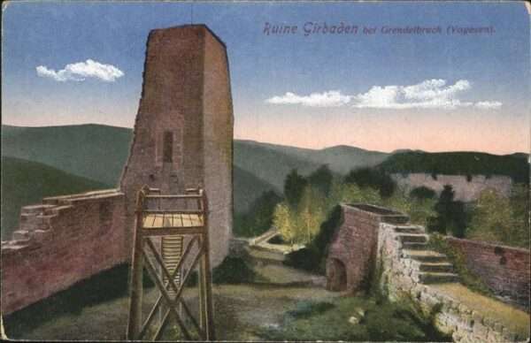 Grendelbruch Bas Rhin Alsace Ruine Girbaden