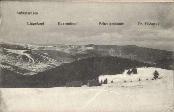Anlasswasen Lingekopf Schratzmännle Barrenkopf