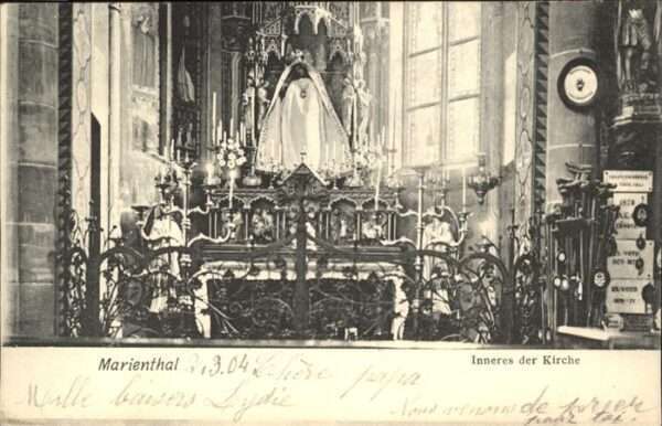 Marienthal Elsass inneres Kirche