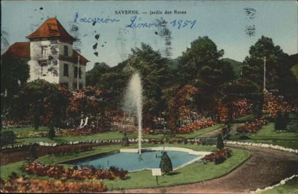 Saverne Jardin des Roses Springbrunnen
