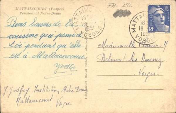 Mattaincourt Chapelle Pension Notre Dame – Bild 2
