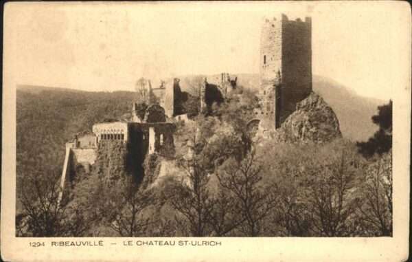 Ribeauville Haut Rhin Elsass Chateau St Ulrich