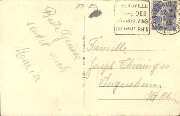 Ribeauville Haut Rhin Elsass Pension Jeanne D Arc – Bild 2