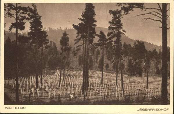 Strasbourg Alsace Wettstein Jägerfriedhof