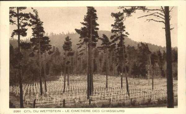Mulhouse Muehlhausen Wettstein Cimetiere des Chasseurs